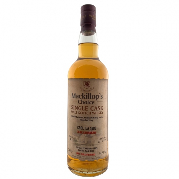 Mackillop’s Choice CAOL ILA 1983 Single Cask Malt Scotch Whisky