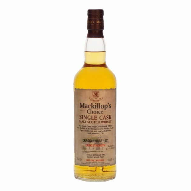 Mackillop’s Choice－克拉格摩爾1991單桶單一麥芽威士忌