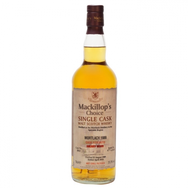 Mackillop’s Choice MORTLACH 1989 Single Cask Malt Scotch Whisky